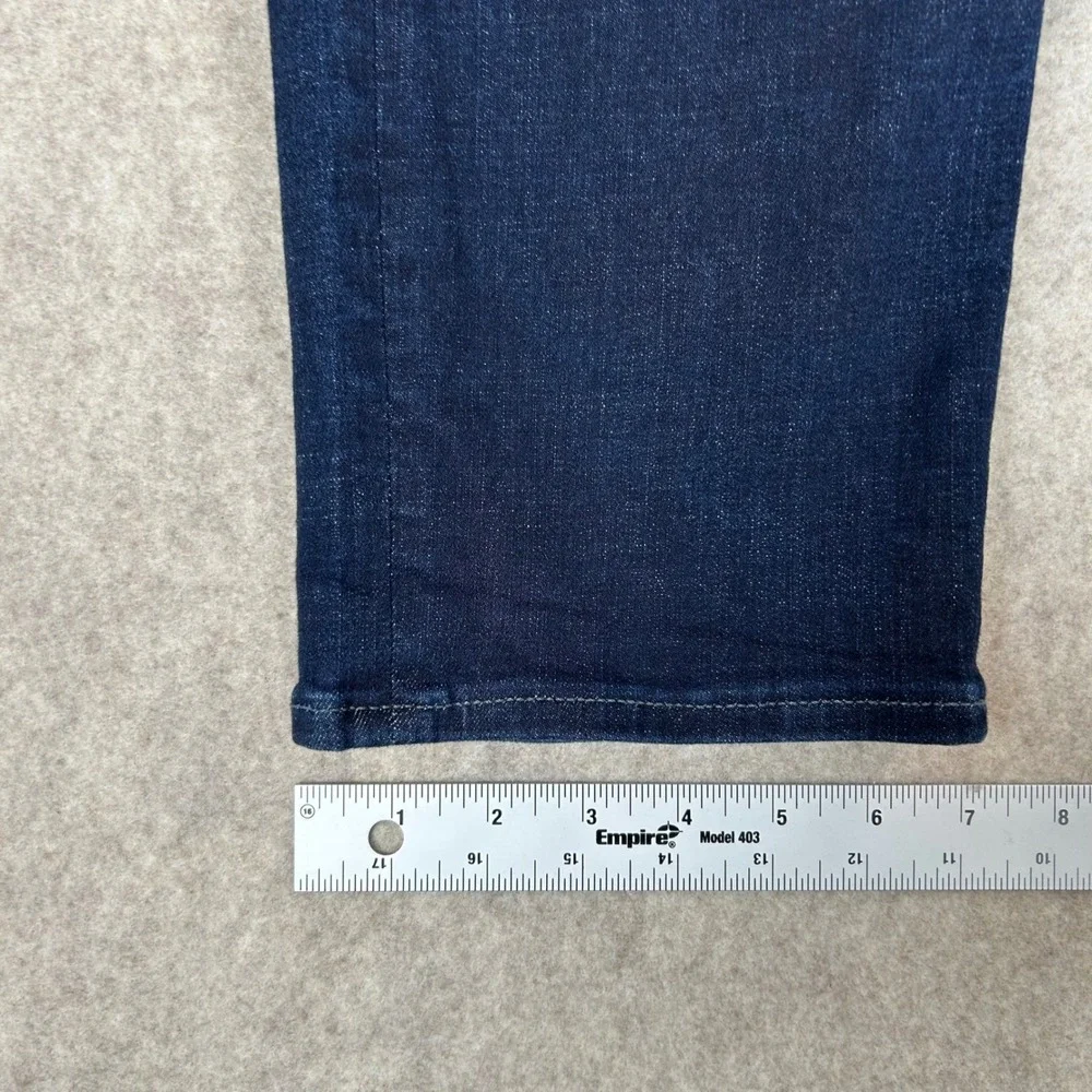 7 For All Mankind Jeans Men 34 Dark Blue Slim Fit Indigo Denim